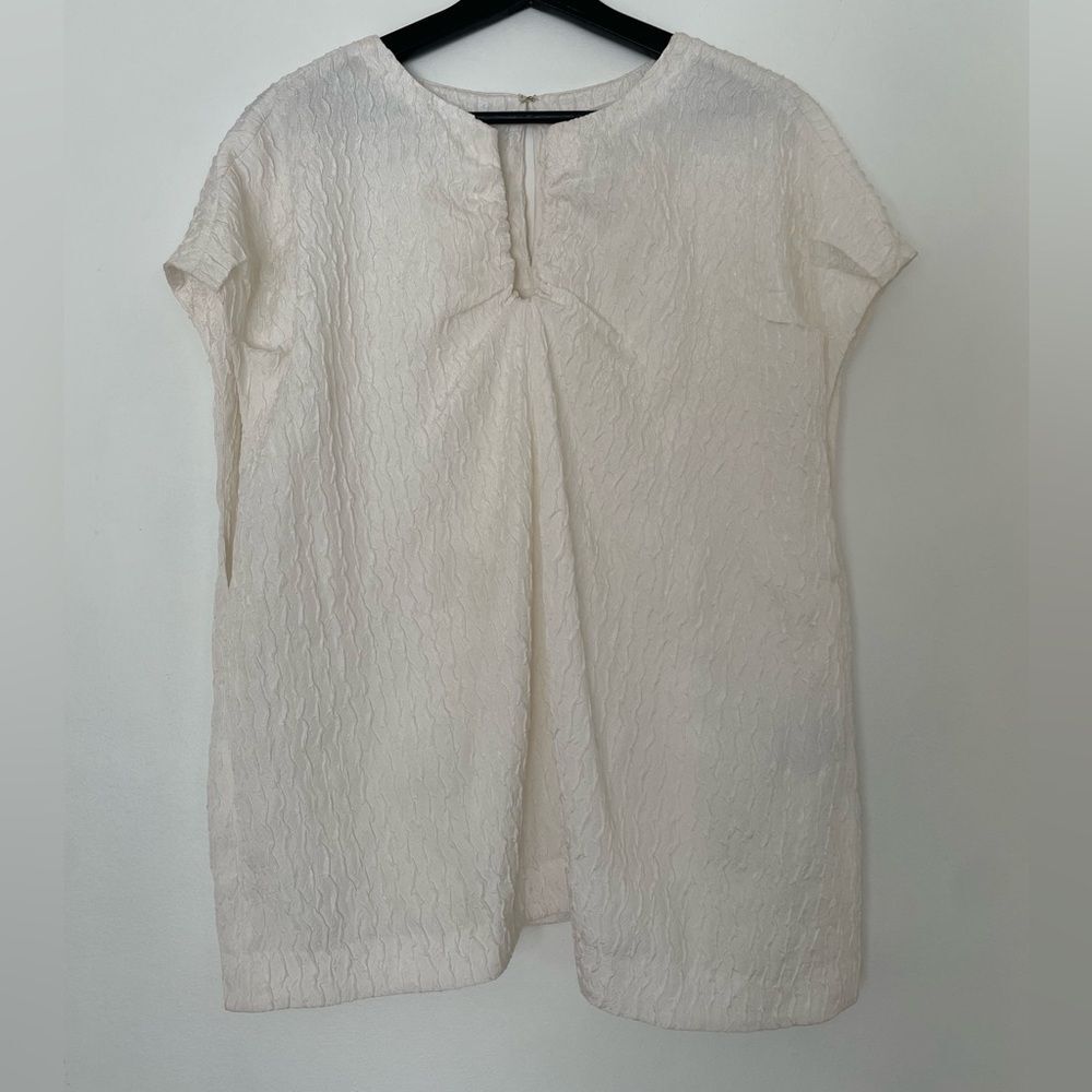 Donna Karan New York Textured Oversized Blouse Size XL - Picture 3 of 5